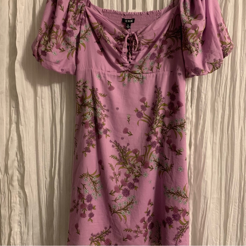 NWT Steve Madden  Lightweight Violeta Dress L 10-12 - Picture 8 of 15